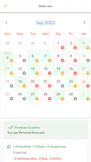 Feng Shui Fortune Calendar screenshot 3