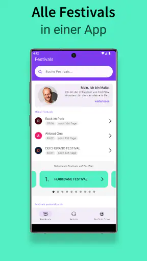 FestPlan: Festival Community screenshot 1