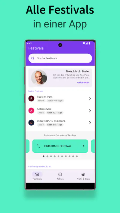 FestPlan: Festival Community screenshot 1