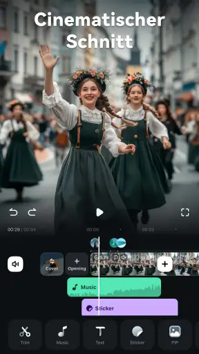 Filmora: KI-Video Bearbeiter screenshot 1