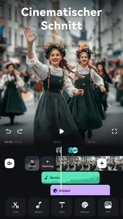Filmora: KI-Video Bearbeiter screenshot 1