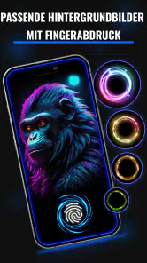 Fingerabdruck-Sperr-Animations screenshot