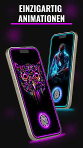 Fingerabdruck-Sperr-Animations screenshot
