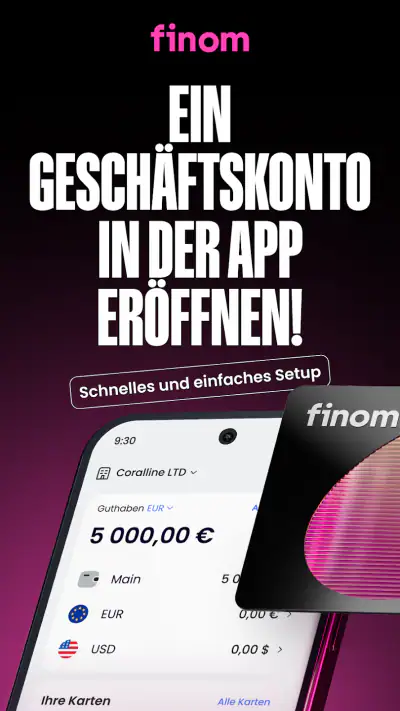 Finom • Geschäftskonto screenshot 1