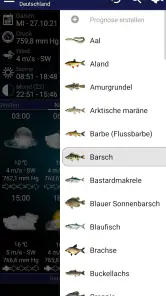 Fischerei vorhersage screenshot