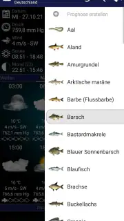 Fischerei vorhersage screenshot 2