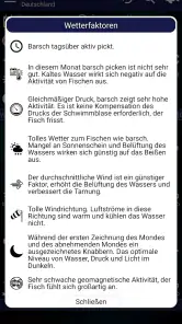 Fischerei vorhersage screenshot