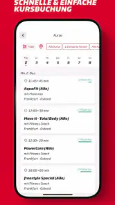 Fitness First Germany screenshot