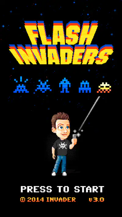 FlashInvaders screenshot 1