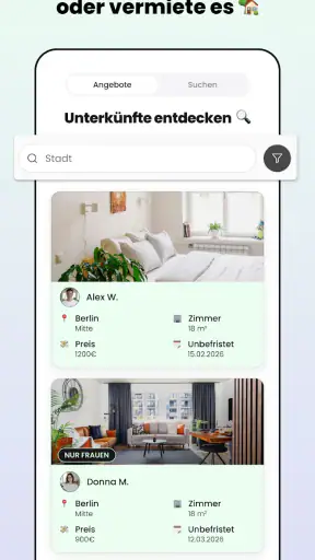 flatsforfriendz - WG & Wohnung screenshot 1