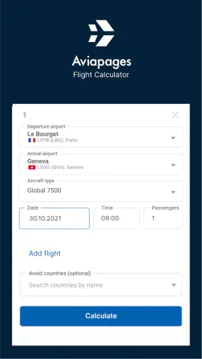 Flight Time Calculator screenshot 1