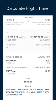 Flight Time Calculator screenshot 8