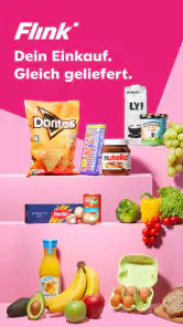 Flink: Lebensmittel in Minuten screenshot