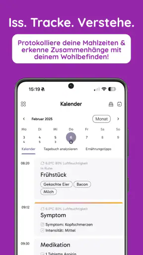 FoodLog - Ernährungstagebuch screenshot 1