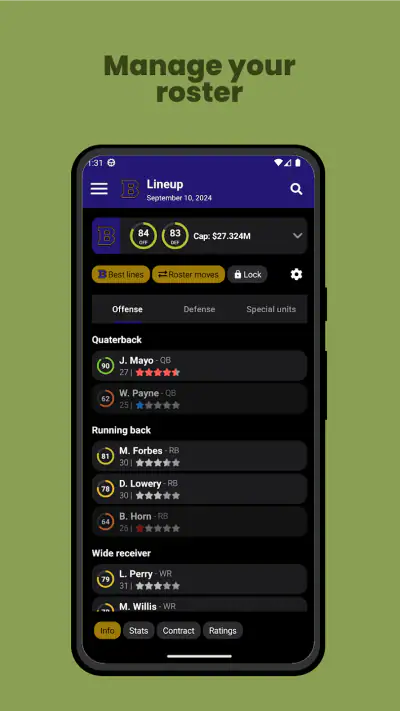 Football Legacy Manager 25 screenshot 1
