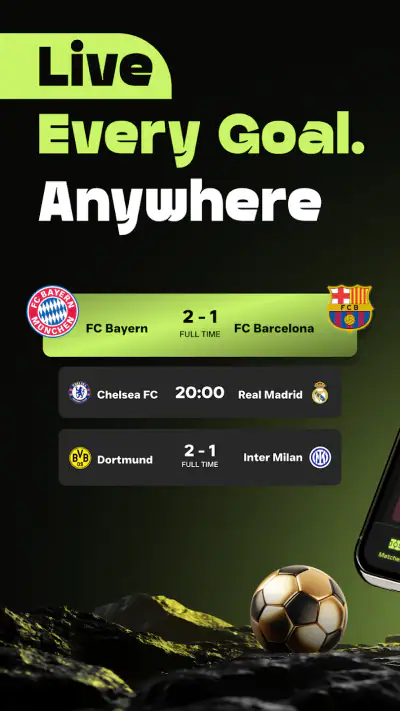 Football Live Scores & Alerts screenshot 1