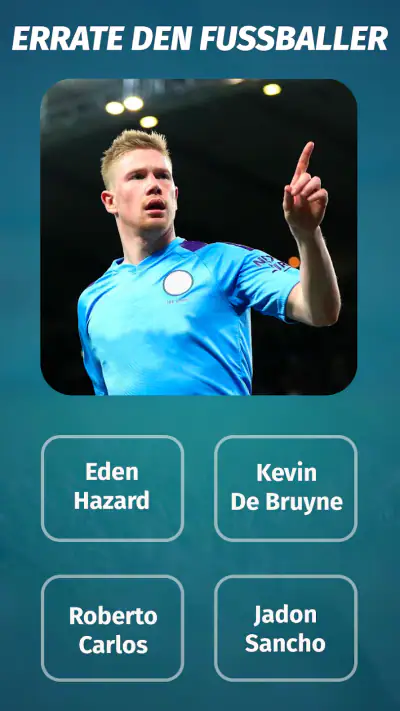 Football Quiz - Fußballtest screenshot 1