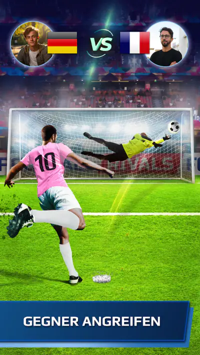 Football Rivals: Fußballspiel screenshot 1