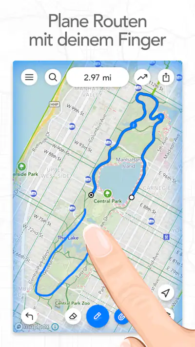 Footpath Routenplaner screenshot 1