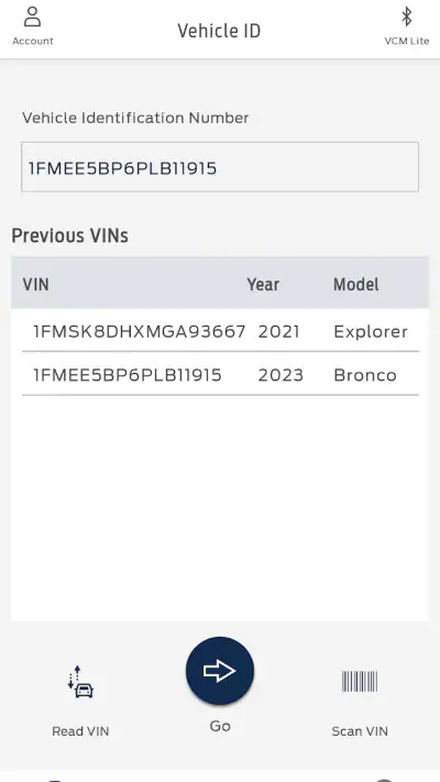 Ford DiagNow screenshot 1