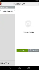 FortiClient VPN screenshot