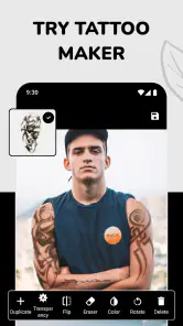 Foto Tattoo Simulator screenshot