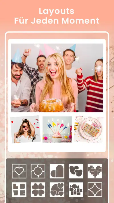 Fotocollagen:Bilder Bearbeiten screenshot 1