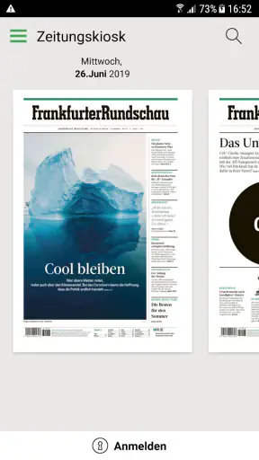 FR Digitale Zeitung screenshot 1