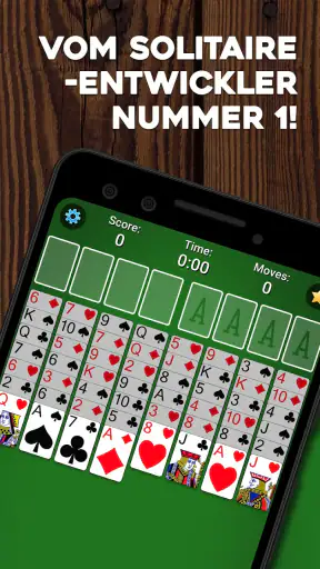 FreeCell Solitaire Kartenspiel screenshot 1