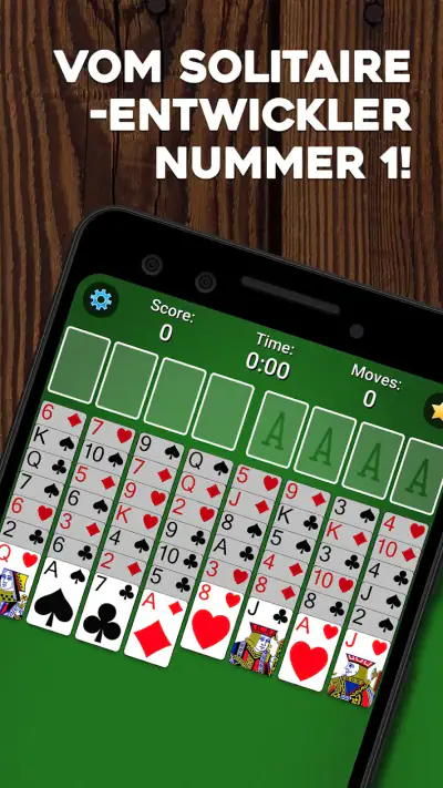 FreeCell Solitaire Kartenspiel screenshot 1