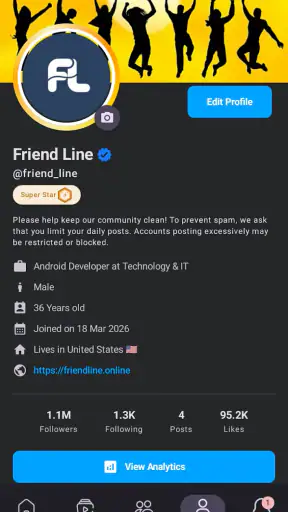 Friend line screenshot 1