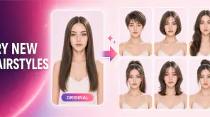 Frisuren Testen: KI Haare screenshot 1
