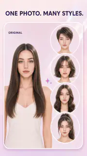 Frisuren Testen: KI Haare screenshot 3