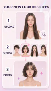 Frisuren Testen: KI Haare screenshot 6