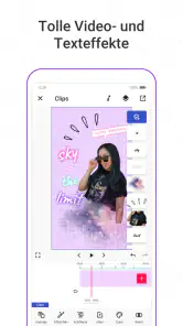 Funimate Videobearbeitung App screenshot