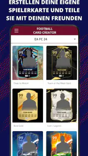 Fußball Card Creator FC 25 screenshot 2