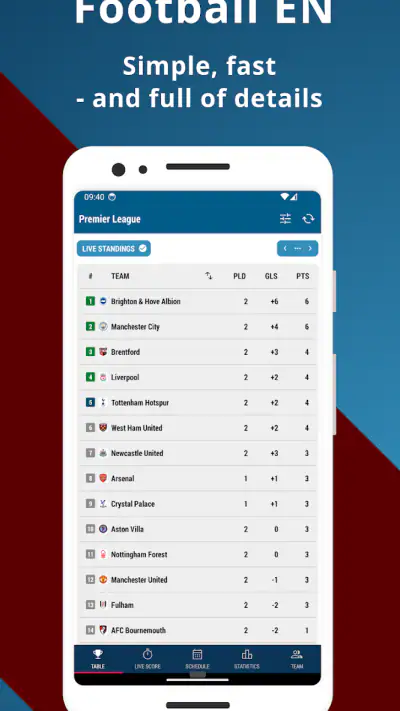 Fußball EN 1 screenshot 1
