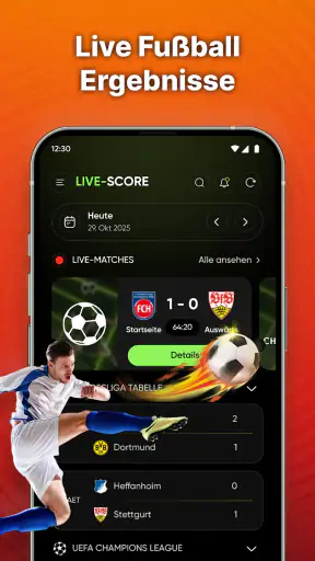 Fußball Ergebnisse Live screenshot 1