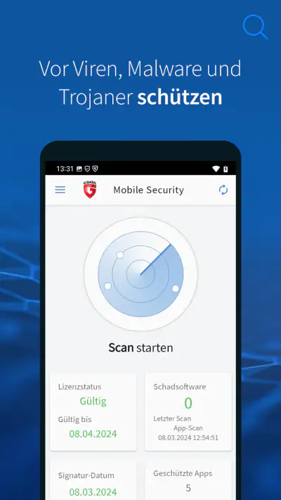 G DATA Mobile Security screenshot 1