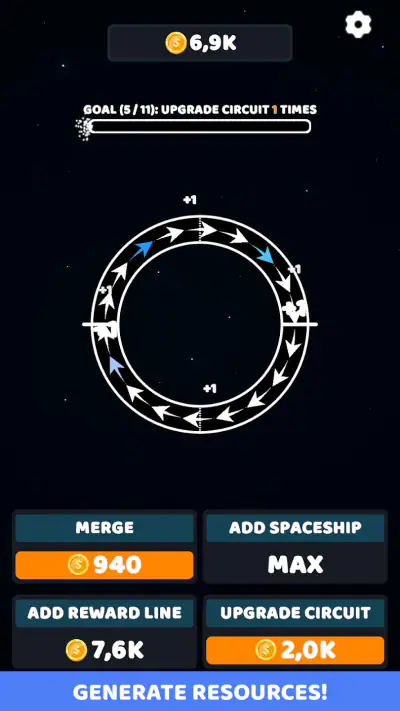 Galactic Merge Idle screenshot 1