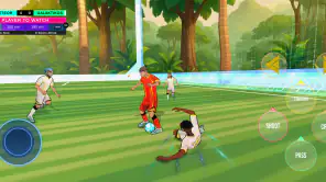 Galaxy Soccer : 3v3 Battle screenshot 1