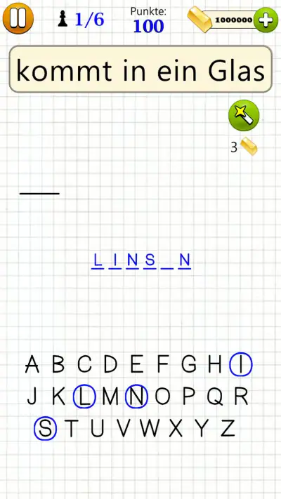 Galgenmännchen - Wortspiel screenshot 1