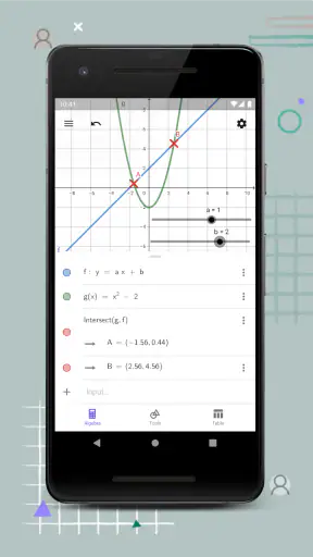 GeoGebra Grafikrechner screenshot 1