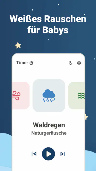Geräusche für Baby-Schlaf screenshot 1