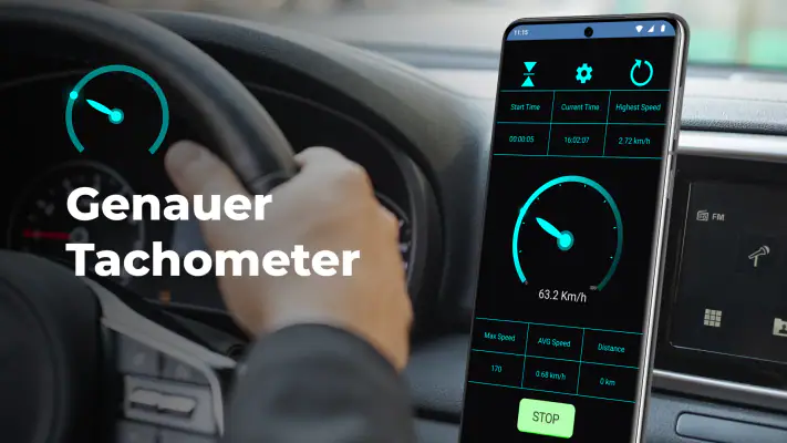 Geschwindigkeitsmesser GPS screenshot 1