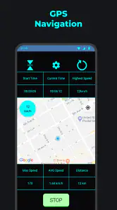 Geschwindigkeitsmesser GPS screenshot