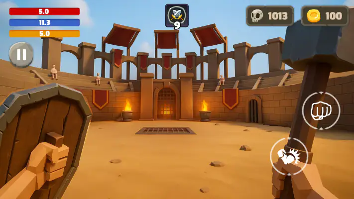 Gladiator-Simulator Arenakrieg screenshot 1