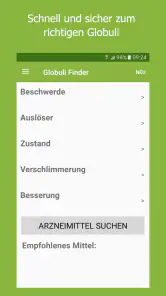 Globuli Finder screenshot