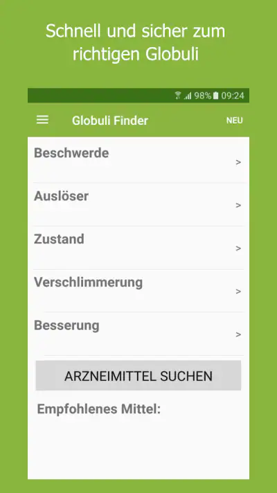 Globuli Finder screenshot 1