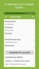 Globuli Finder screenshot